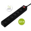 Hama 137266 toitepikendus 6 vahelduvvoolupistikupesa Siseruumides Must