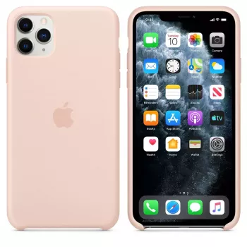 Apple iPhone 11 Pro Max silikoonümbris roosa liiva värvi