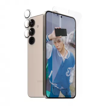 PanzerGlass 2-in-1 kaitsekomplekt Samsung Galaxy S25+ kriimustus- ja põrutuskindel