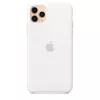 Silikoonümbris Apple iPhone 11 Pro Max jaoks — Silikoon, Valge, sobib 6,5 tolli