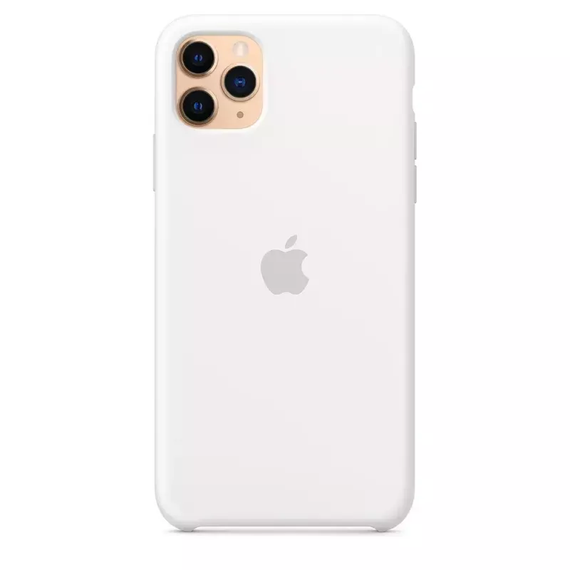 Silikoonümbris Apple iPhone 11 Pro Max jaoks — Silikoon, Valge, sobib 6,5 tolli