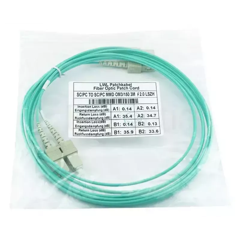 BlueOptics SFP3232EU7.5MK InfiniBand fiiberoptiline kaabel 7,5 m SC roheline