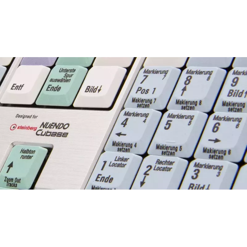 Klaviatuur Logickeyboard LKB-CBASE-AJPU-DE Office USB QWERTZ Saksa mitmevärviline