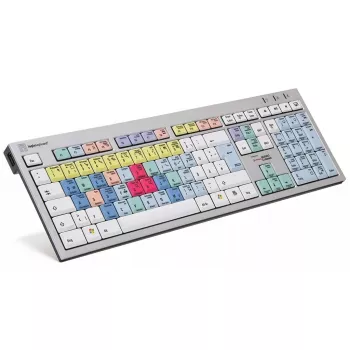 Klaviatuur Logickeyboard LKB-CBASE-AJPU-DE Office USB QWERTZ Saksa mitmevärviline