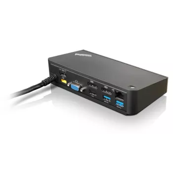 Lenovo 40A40090DK sülearvuti dokk/pordireplikaator Juhtmega ühendatud USB 3.2 Gen 1 (3.1 Gen 1) Type-A Must