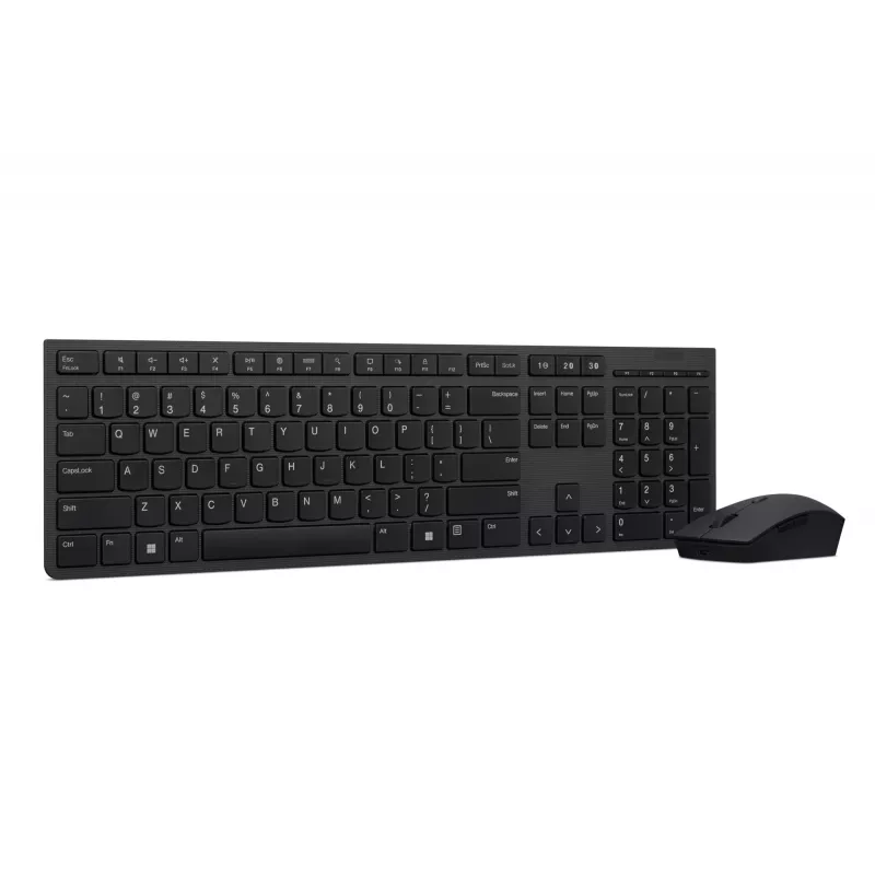 Lenovo 4X31K03931 klaviatuur Hiir kaasas RF-juhtmevaba + Bluetooth USA inglise Must