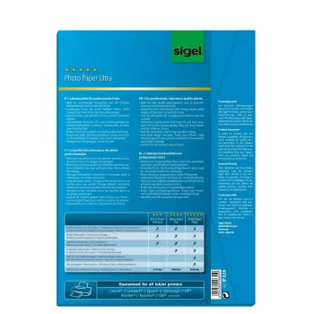 Printing Paper A4 Sigel IP639 Gloss 50 Sheets valge