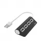 Hama USB-jaotur, 4 porti, USB 2.0, 480 Mbit/s, must