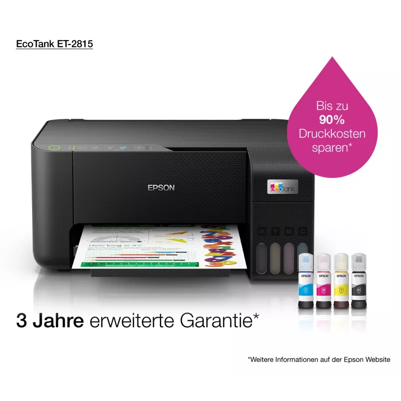 Multifunktsionaalne printer Epson EcoTank ET-2815 tindiprinteri värvitrükk
