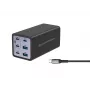 Conceptronic 6-pordiline 200 W GaN USB PD laadija koos USB-C laadimiskaabliga, USB-C x 4, USB-A x 2, QC 3.0, PD 3.1, PPS