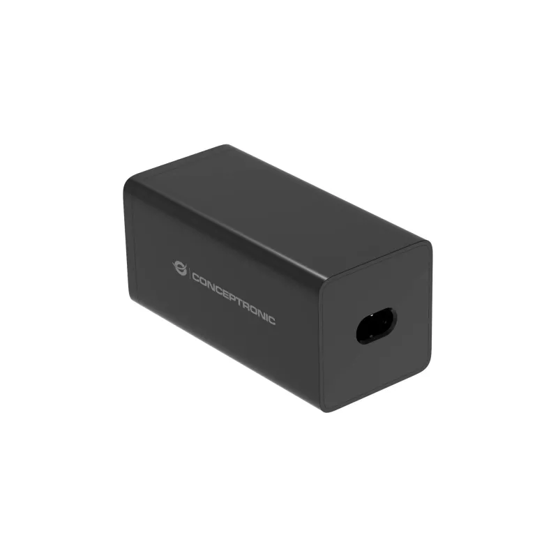 Conceptronic 6-pordiline 200 W GaN USB PD laadija koos USB-C laadimiskaabliga, USB-C x 4, USB-A x 2, QC 3.0, PD 3.1, PPS