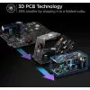 Conceptronic 6-pordiline 200 W GaN USB PD laadija koos USB-C laadimiskaabliga, USB-C x 4, USB-A x 2, QC 3.0, PD 3.1, PPS
