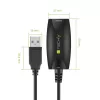 Techly SuperSpeed USB3.0 aktiivne pikenduskaabel 5m must ICUR3050