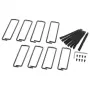APC NetShelter kaabel Management, Vertical kaabel Manager, Rings, for NetShelter 750 and 800mm W Enclosures, Set of 8, 76 x 19 x 203 mm
