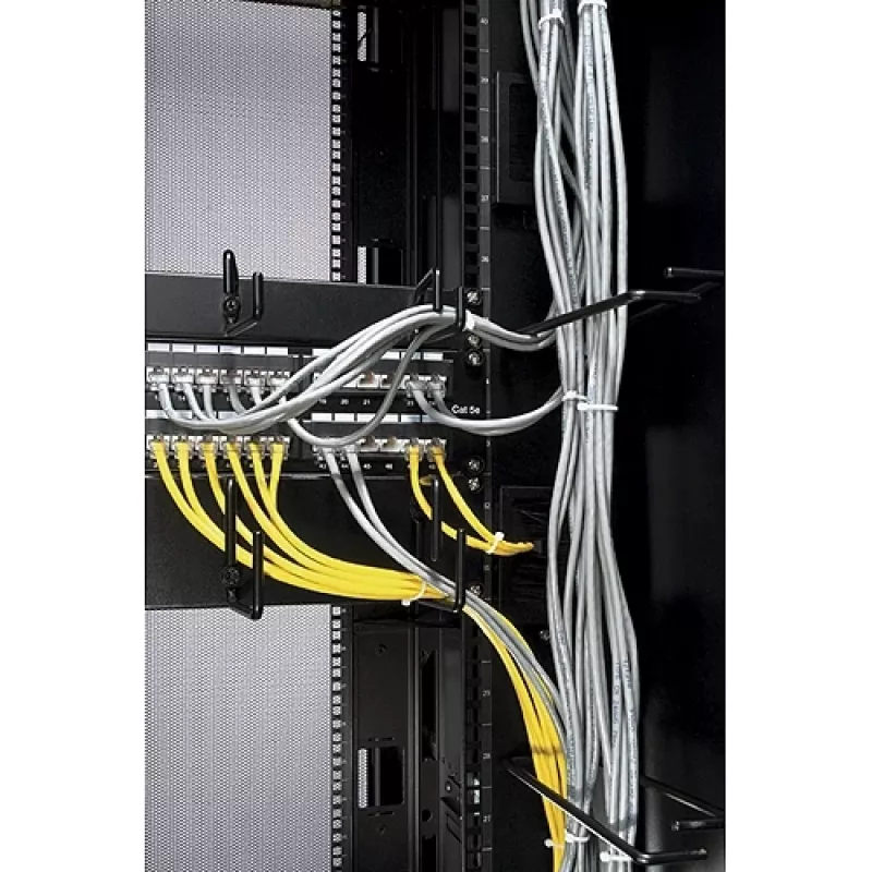 APC NetShelter kaabel Management, Vertical kaabel Manager, Rings, for NetShelter 750 and 800mm W Enclosures, Set of 8, 76 x 19 x 203 mm