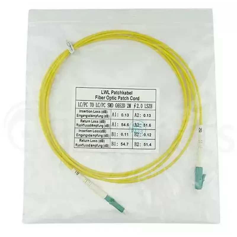 BlueOptics SFP2121BU1MM InfiniBand fiiberoptiline kaabel 1m LC Kollane