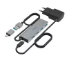Hama 00200138 liidese jaotur USB 3.2 Gen 1 (3.1 Gen 1) Type-A + USB-C 5000 Mbit/s Antratsiit, Hall