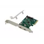 Conceptronic EMRICK 2-pordiline USB 3.2 Gen 2 USB-C PCIe kaart