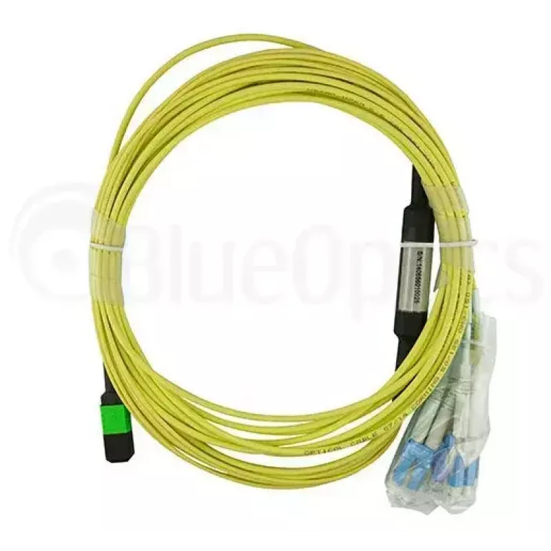 MPO-4xLC ühemoodiline patch-kaabel BlueOptics CBL-MPO12-4LC-SMF-2M 2m G.657.A1
