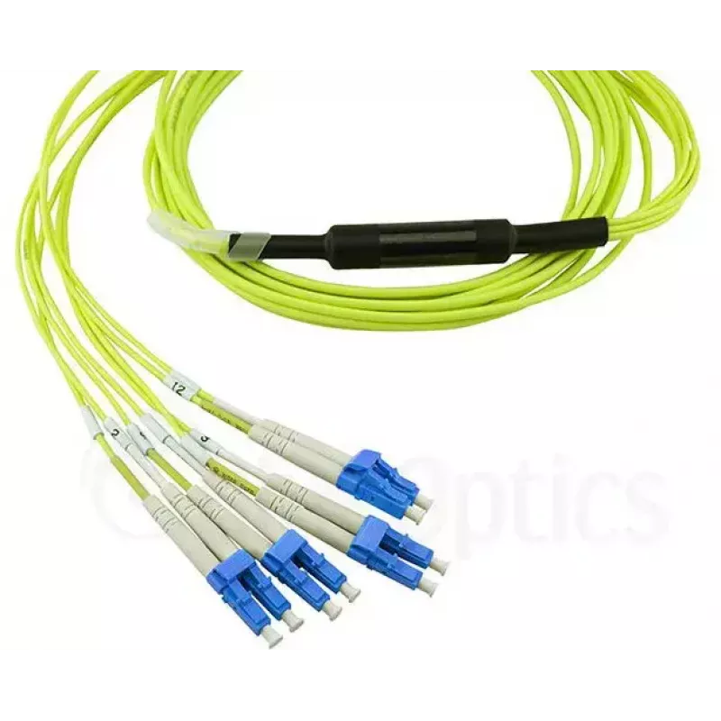 MPO-4xLC ühemoodiline patch-kaabel BlueOptics CBL-MPO12-4LC-SMF-2M 2m G.657.A1