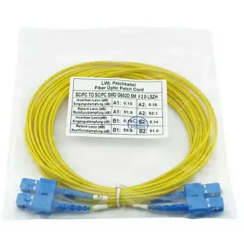BlueOptics SFP3232BU1MK InfiniBand fiiberoptiline kaabel 1 m SC kollane