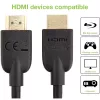 Techly ICOC HDMI2-4-030T HDMI-kaabel 3 m HDMI-tüüp A (standardne) Must