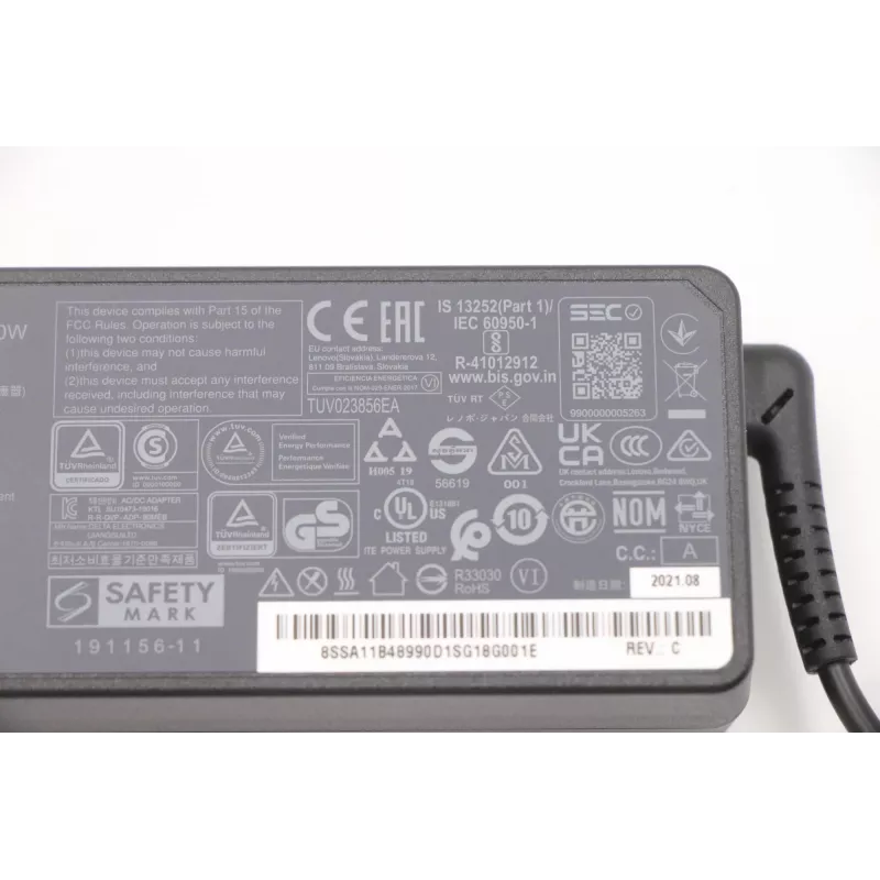 Lenovo 5A10V03251 toiteadapter/vaheldi Siseruumides 90 W Must