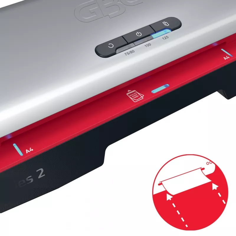GBC 250 Office A4 laminaator, 24 cm, Kuumlaminaator, 500 mm/min, 0,5 mm, A4, 100 µm