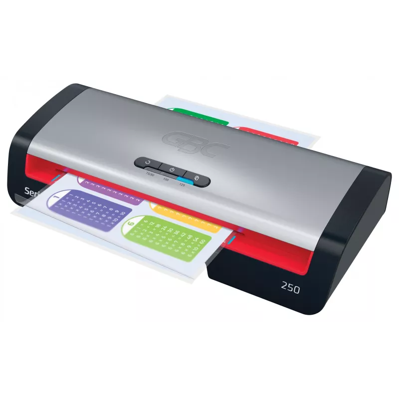 GBC 250 Office A4 laminaator, 24 cm, Kuumlaminaator, 500 mm/min, 0,5 mm, A4, 100 µm