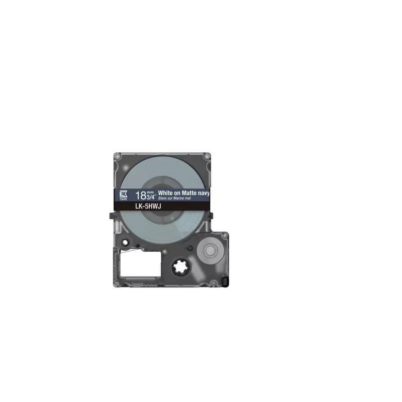 Sildilint Epson LK-5HWJ tumesinine valge termoülekandega 1,8 cm
