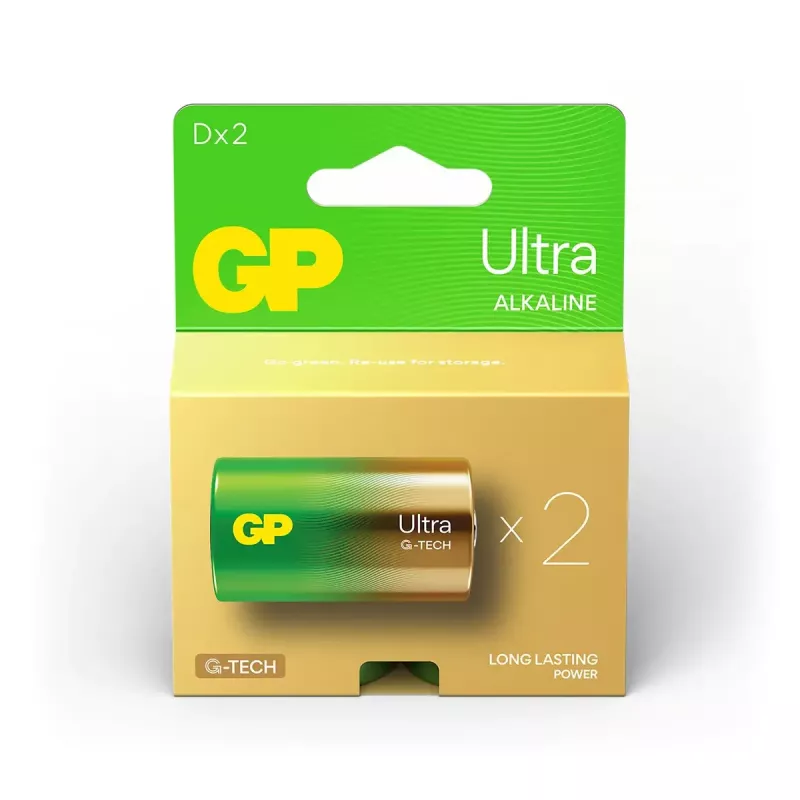 Ühekordne patarei GP Batteries 03013AUETA-B2 D Leelispatarei