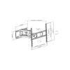 Techly ICA-PLB 344LTY telerikinnitus/alus 177.8 cm (70 tolli) Must