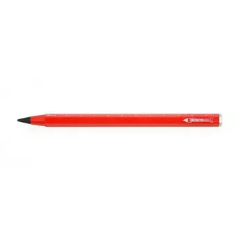 Mehaaniline pliiats TROIKA CONSTRUCTION ENDLESS HB Red Aluminium