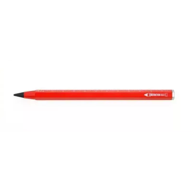 Mehaaniline pliiats TROIKA CONSTRUCTION ENDLESS HB Red Aluminium