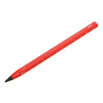 Mehaaniline pliiats TROIKA CONSTRUCTION ENDLESS HB Red Aluminium