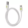 Techly ICOC MUSB20-CMAM10TW USB-kaabel USB 2.0 1 m USB A USB C Valge