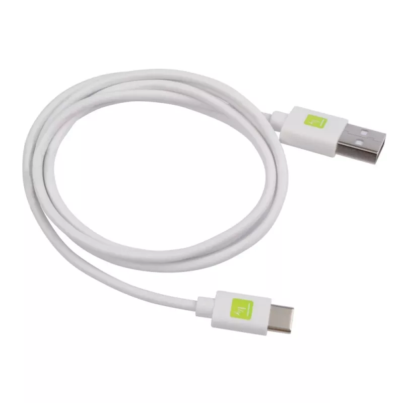 Techly ICOC MUSB20-CMAM10TW USB-kaabel USB 2.0 1 m USB A USB C Valge