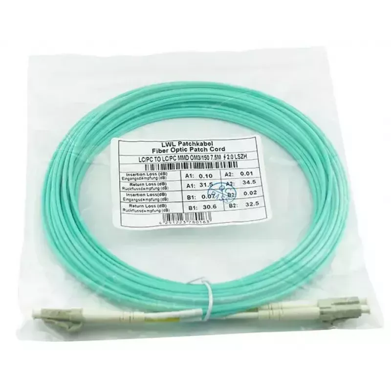 BlueOptics SFP3131EU7.5MK InfiniBand fiiberoptiline kaabel 7.5 m LC Aqua