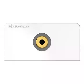 Pistikupesa 3,5 mm Kindermann 7456 000 511 valge