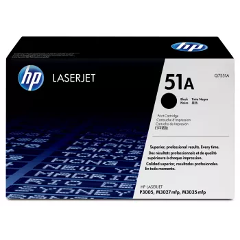 HP 51A must originaal LaserJet toonerikassett, 6500 lehekülge, must, 1 tk