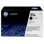 HP 51A must originaal LaserJet toonerikassett, 6500 lehekülge, must, 1 tk