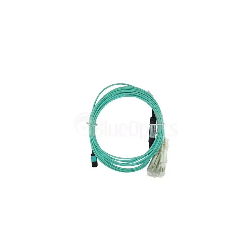 BlueOptics CBL-MTP12-4LC-OM3-7M-BO MTP-4xLC OM3 haruvalguskaabli ühenduskaabel, MTP/UPC, 4x Duplex LC/UPC, 7,5 m
