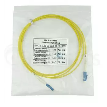 BlueOptics SFP2121BU3MK InfiniBand fiiberoptiline kaabel 3 m LC Kollane