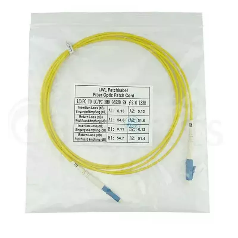 BlueOptics SFP2121BU3MK InfiniBand fiiberoptiline kaabel 3 m LC Kollane