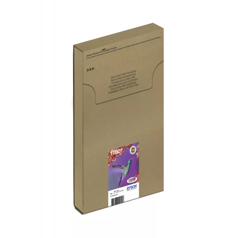 Tindikasseti mitmikpakend Epson Hummingbird T0807 — 6 värvi (must, tsüaan, hele tsüaan, hele magenta, magenta, kollane)