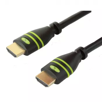 Techly 1m kõrgekiiruseline HDMI-kaabel Etherneti toega A/A M/M must ICOC HDMI-4-010