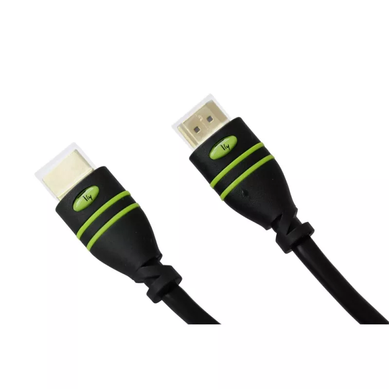 Techly 1m kõrgekiiruseline HDMI-kaabel Etherneti toega A/A M/M must ICOC HDMI-4-010