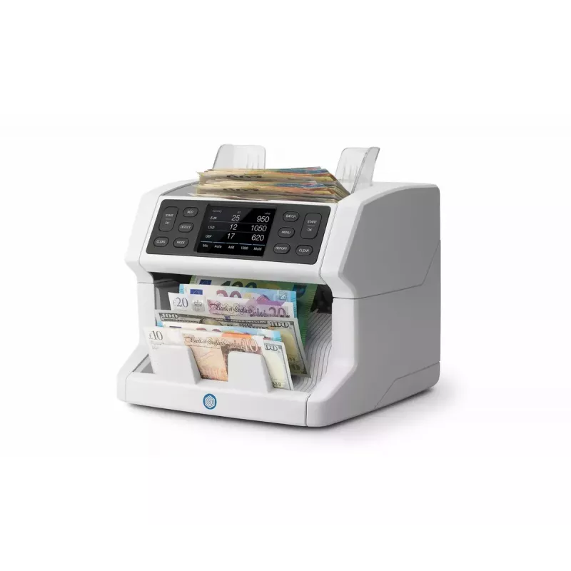 Mündilugemismasin Safescan 2865-S valge Laius 259 mm Sügavus 254 mm Kõrgus 255 mm