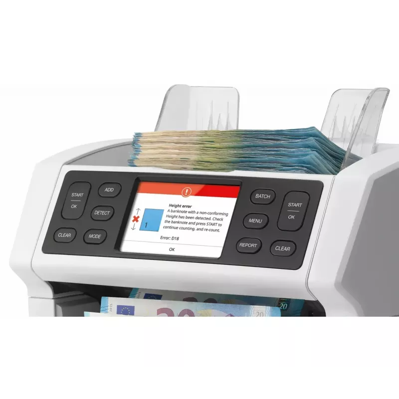 Mündilugemismasin Safescan 2865-S valge Laius 259 mm Sügavus 254 mm Kõrgus 255 mm