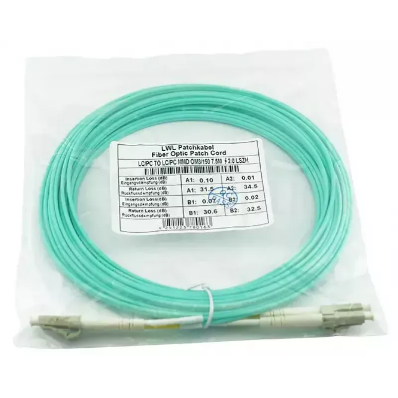 BlueOptics AJ836A-BO InfiniBand fiiberoptiline kaabel 5 m 2x LC Aqua